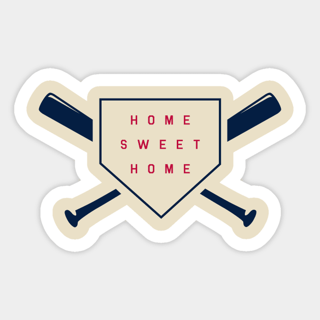 Home Sweet Home baseball design Sticker by Game Used Gum